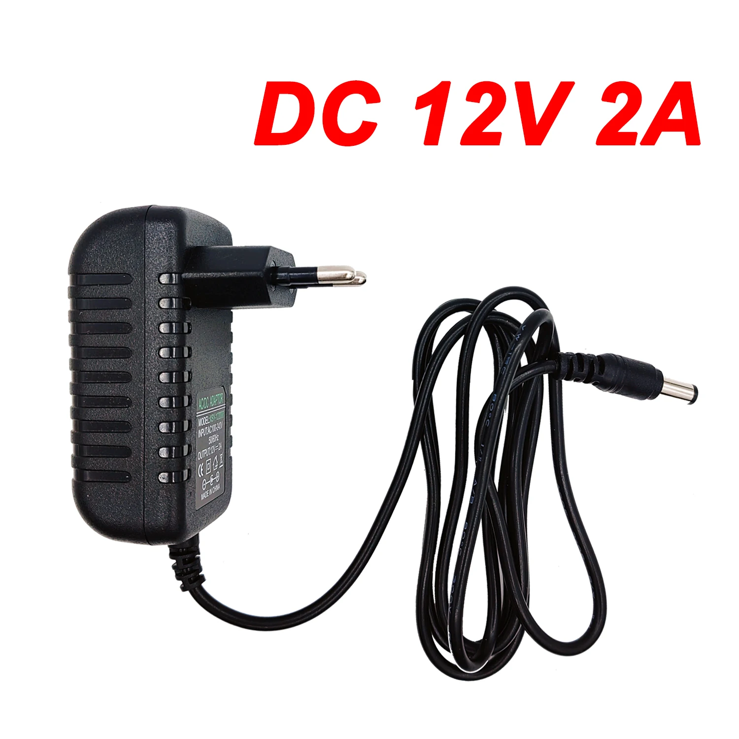 전원 어댑터 AC 100-240V 입력 DC 출력 공급 충전기 EU 12V 범용 변환기 유럽 플러그 카메라 DVR LED 로봇 LED DVR