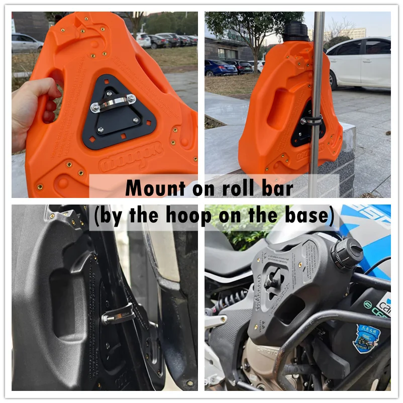 6L Spare Fuel Can Tank Petrol Water Tanks Jerrycan Gas Can Gasoline Oil Container Fuel-jugs Motorcycle Car With Spout