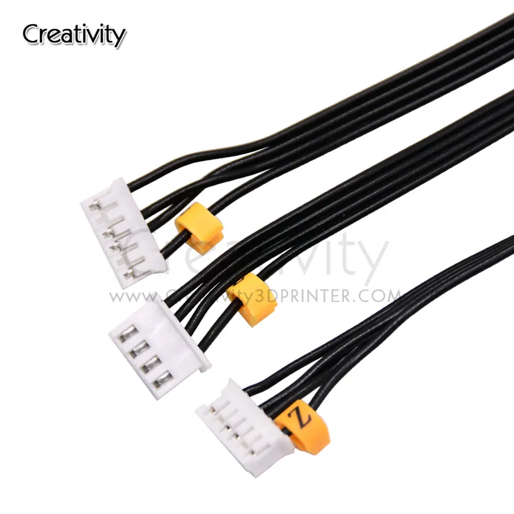 Duplo-eixo Stepper Motor Linha de Fio Cabo de 1.5m de Comprimento para Cr10 Cr10s Ender3 3d Peças da Impressora Ender3 Cr10 z - Imagem 6