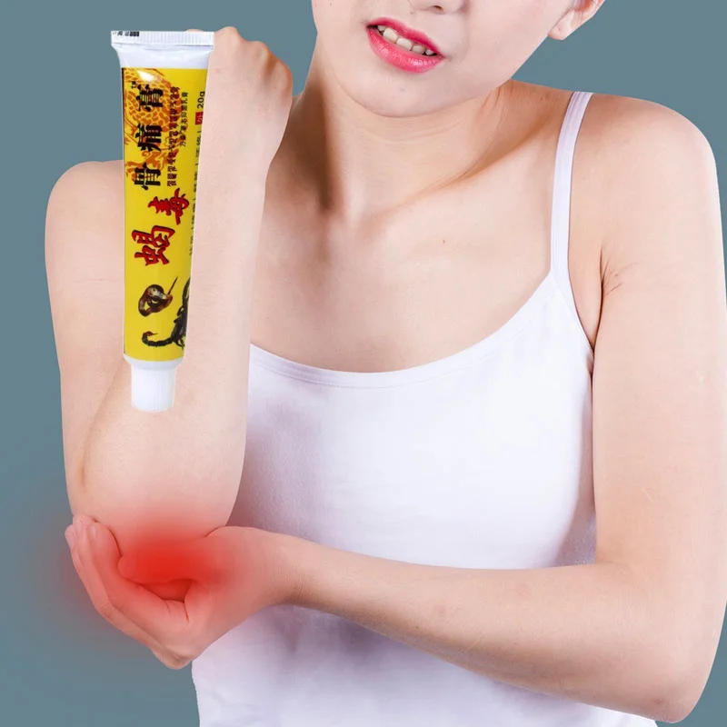

Chinese herbal medicine Pain Ointment Balm Scorpion Venom Analgesic Cream for Muscle Sprain Lumbar spine elbow/Neck Arthralgia