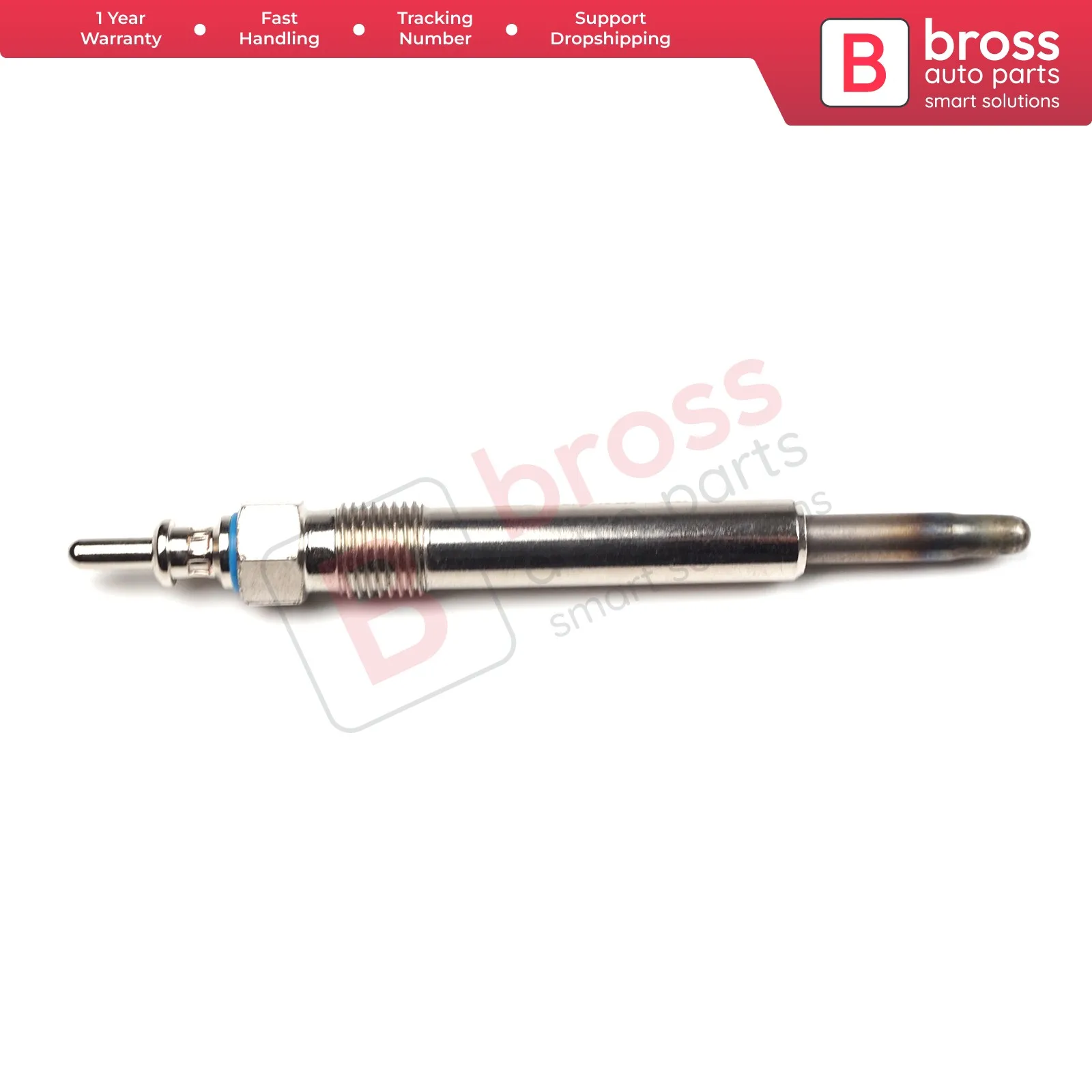 

Bross Auto Parts BGP4 1 Piece Heater Glow Plugs GX116, 0 100 226 210,11592001,GN948, 0100226235 for Mercedes Benz Made in Turkey