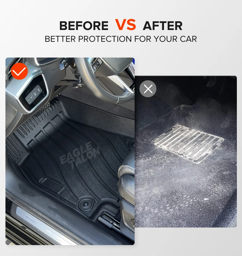 TPE Car Floor Mat For BMW 3 Series F30 2013-2019 2018 2017 2016 2015 2014 Interior Protector Accessories Custom Carpet Cover