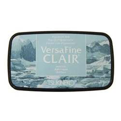 VersaFine CLAIR Quick - Dry Ink Pad - 24 Vibrant Colors for Detailed Stamping and Card Making (604 - Arctic)