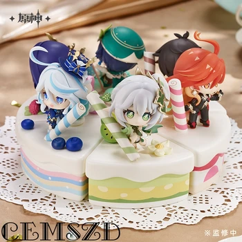 [Originale] MiHoYo Gioco Genshin Impact Venti ZhongLi Furina Cosplay Ornamenti Decorativi da Scrivania Accessori Personaggi Anime