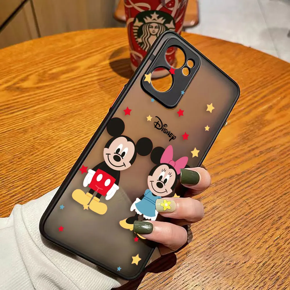 thumbnail image 1 of Matte Phone Case for OPPO RENO 8 8T 7Z 7 6Z 6 5 4 3 PRO PLUS 4G 5G Case Funda Coque Capa Shell Mickey Minnie Mouse Anime Cartoon, 1 of 5