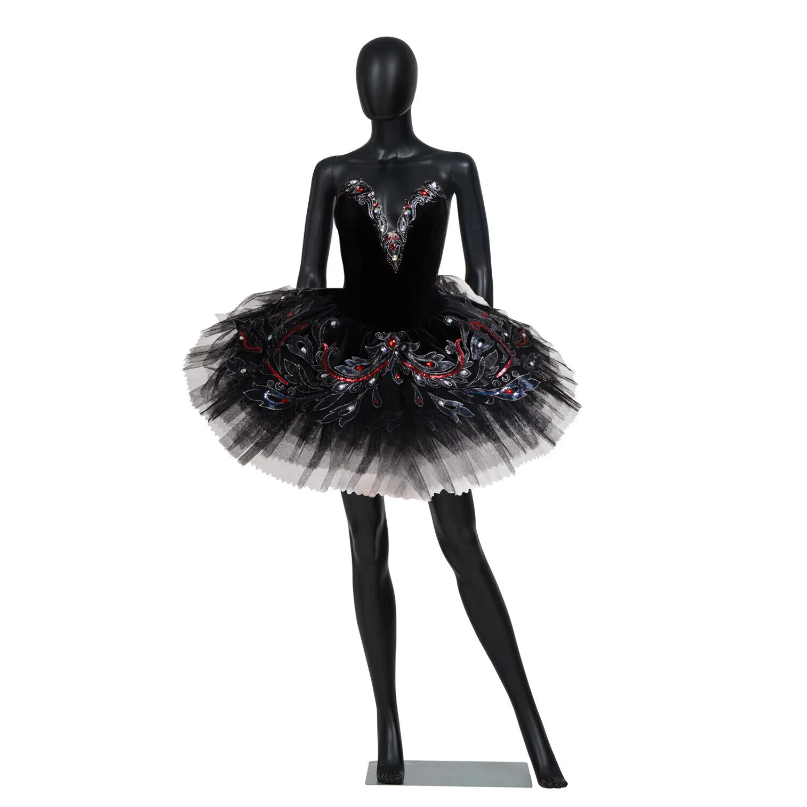 

US 70 Inch Women's Mannequin Full Body Realistic Dress Form Egghead Plastic Display-