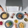 NEW Countertop Microwave 1000 Watts, 1.1 cu ft - Microwave Oven With LED Lighting and Child Lock - Perfect for Apartments 6