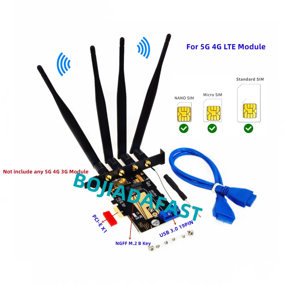 Nano Sim, Módulo GSM, Modem, PCI-E 1X