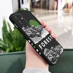 Sunset Forest Phone Case - Nature - Inspired Protective Cover for Samsung A17 5G (Black)