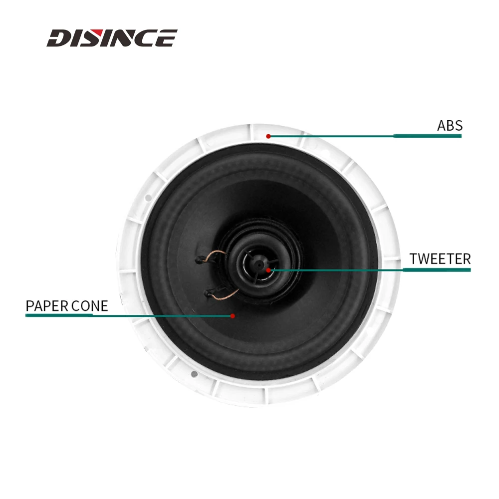 5 Inch 8 Ohm Ceiling Speaker Suitable for Home Shop Restanrant