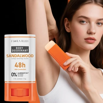 Body Care Cream Deodorant Women Men 48-Hour Odor Control,Fresh Blast Scent Sport Body Odor Removal Portable 15g 1