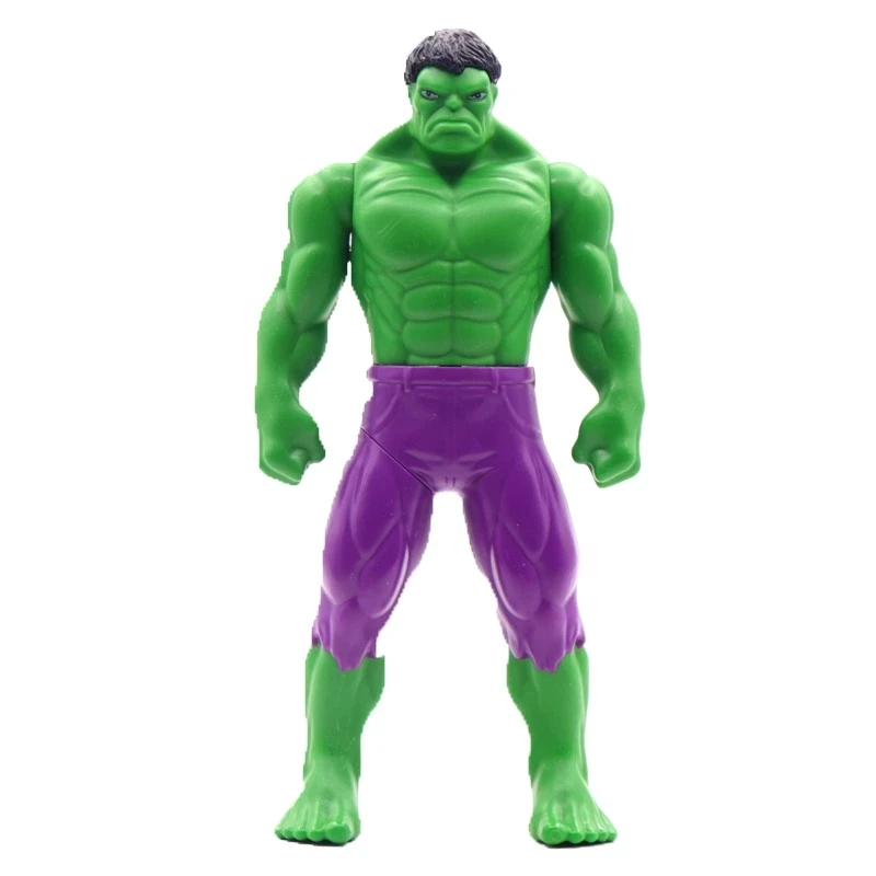 Disney Marvel Spiderman Hulk Ironman Action Figure Christmas Gift Pvc Movable Joints Rotatable Doll Collection Model 18Cm