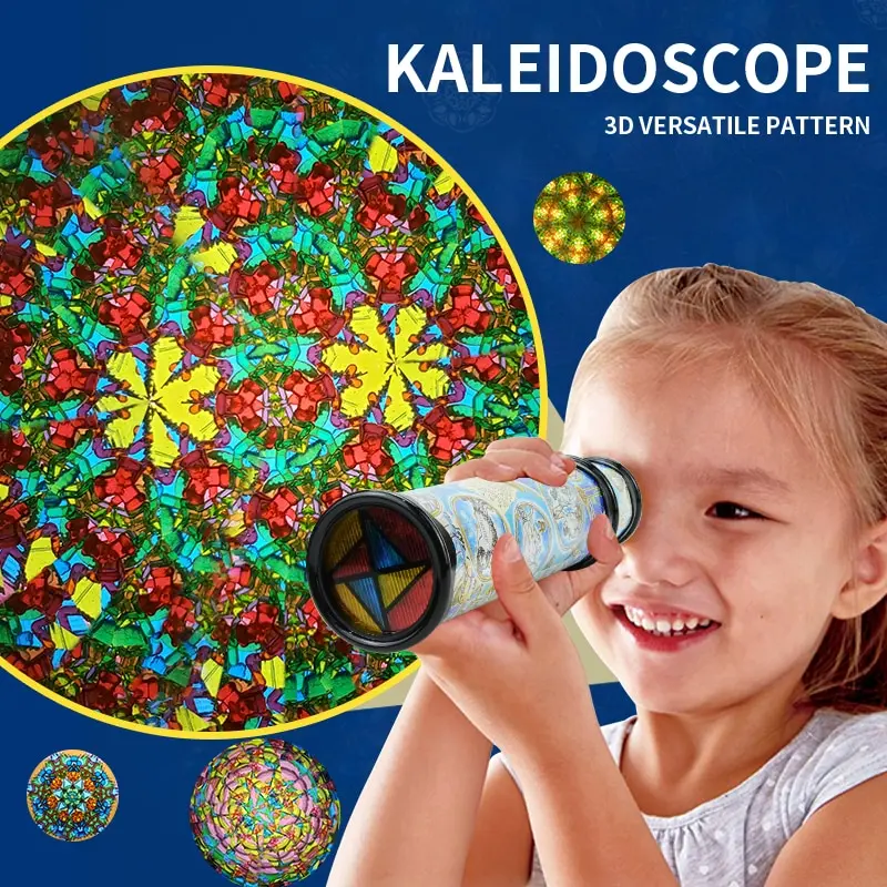 2 Pcs Magic Kaleidoscope.Stretchable Long Old World Kaleidoscope Classic Toys for Boys and Girls Gifts.Children Toys