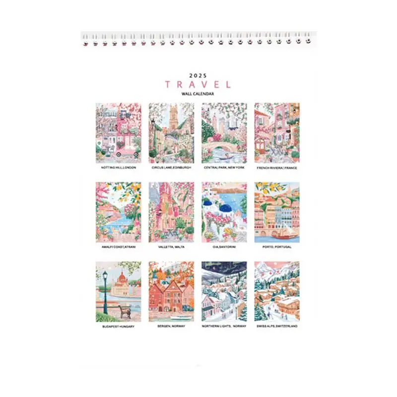 Inspirational Wall Calendar Family Calendar Funny Monthly Wall Monthly Planner Schedule Board With 12-Month For