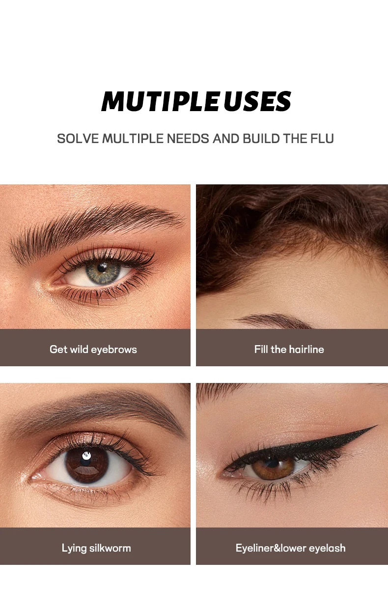 Description Picture 6 of itemLiquid four-pronged eyebrow pencil, extremely fine, long-lasting, waterproof, sweatproof, high color intensity, perfect gift