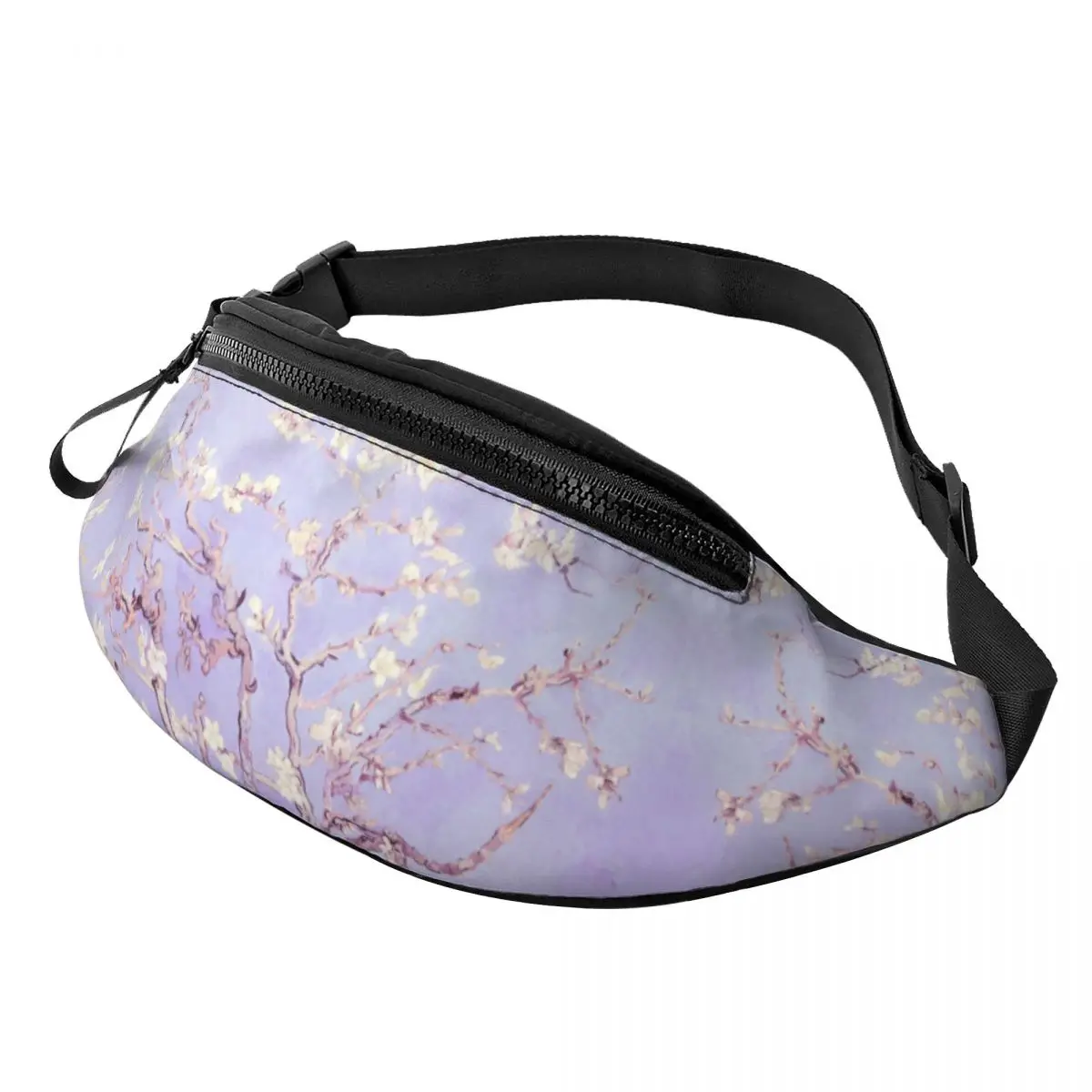 

Vincent Van Gogh Almond Blossoms Lavender Fanny Pack for Women Men Cool Artwork Crossbody Waist Bag Traveling Phone Money Pouch