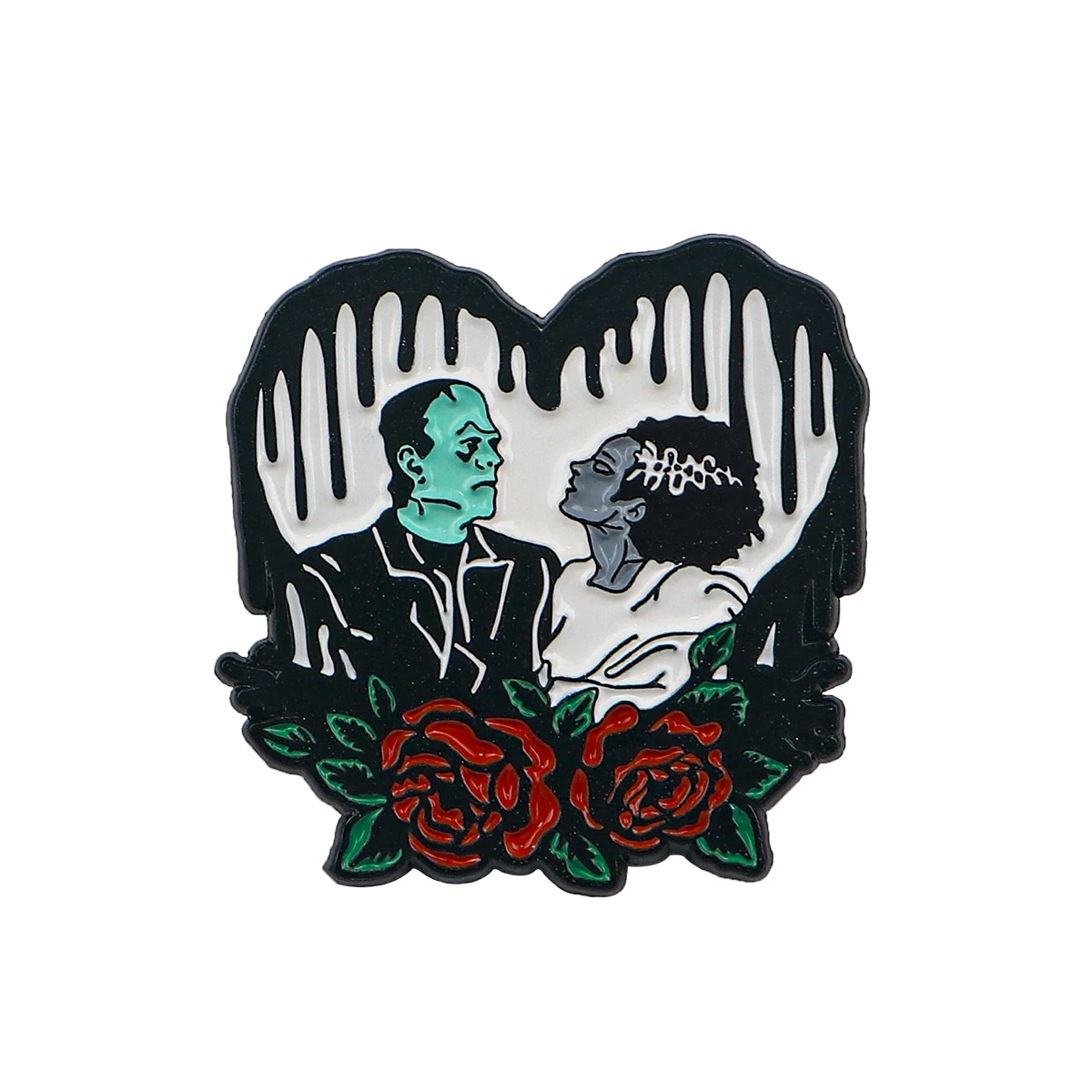 Spooky Enamel Pin Collection: Metal Brooch for Clothing & Accessories