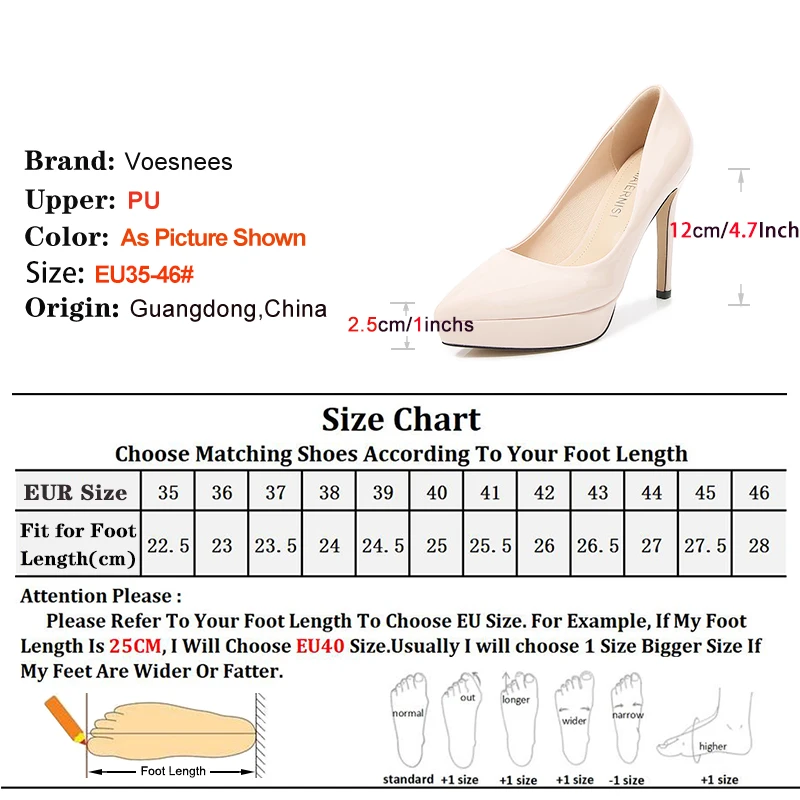 Europe and America Single Shoes 12CM Stiletto Shallow Mouth 
