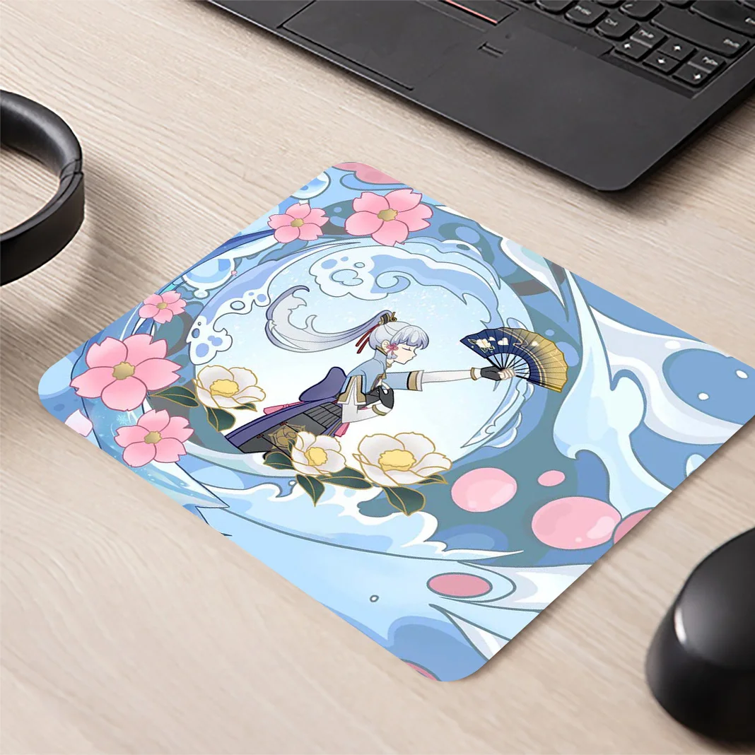 

Genshin Impact Mousepad Kawaii Anime Girl Mouse Pad Keyboard Gaming Mice Keyboards Computer Peripherals Office Anti-slip Mat