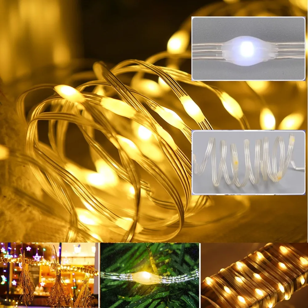 thumbnail image 4 of Guirnaldas de 150 m para decoración navideña, 2025, luces LED impermeables IP67, luces de hadas para Año Nuevo 2025, guirnaldas de calle para invierno, 4 of 5