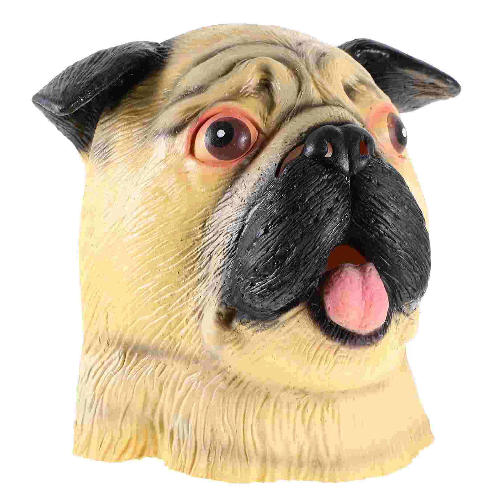

Halloween Mask Latex Costume Masks Latex Animal Full Head Masks Pug Masks Halloween Costume Cosplay Masks Halloween Dress Up