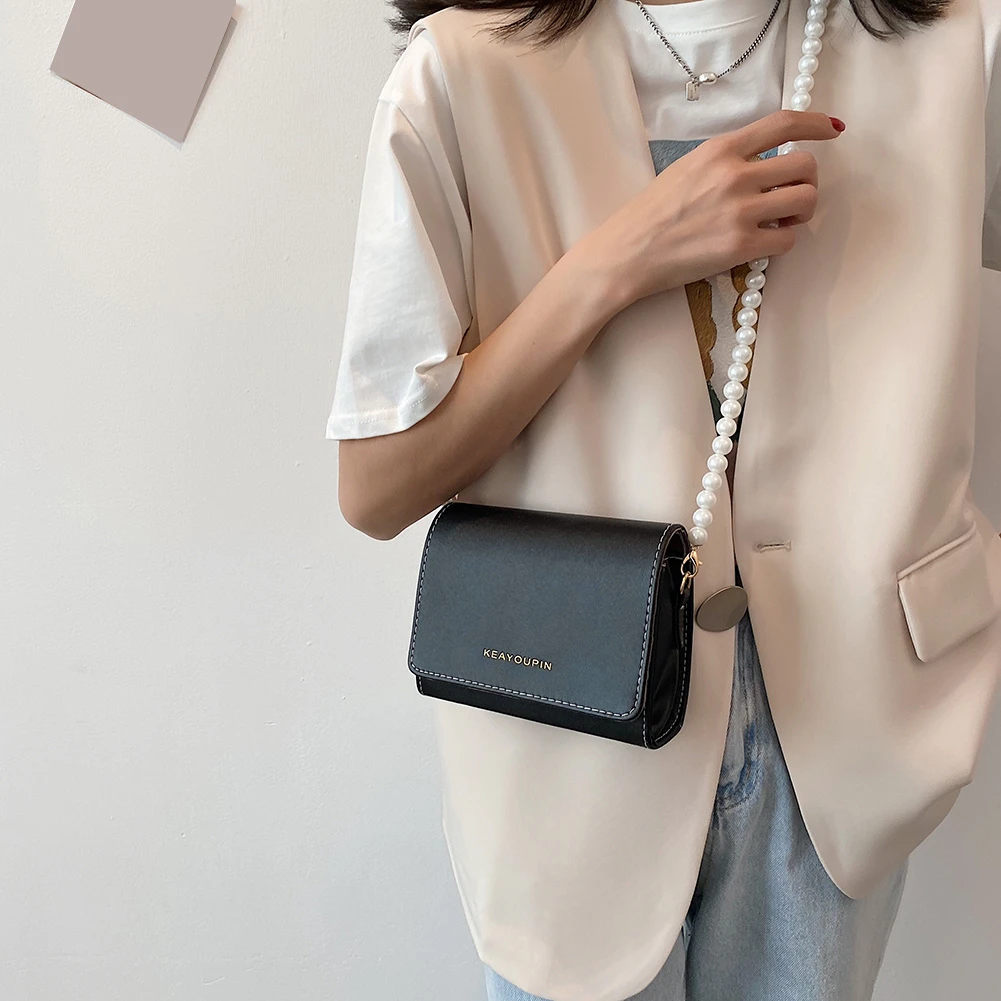 半額 Fashion Women Pu Leather Pure Color Shoulder Crossbody Messenger Bag