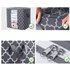 Clothes Quilt Storage Bag Moisture-Proof Dustproof Storages Non-Woven Quilt Organizes Mobile Clothes Bed Bottom 4