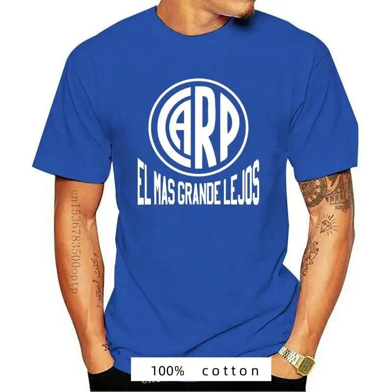 New River Plate De Argentina Futbol Soccerer T Shirt El Mas Grande Lejos Fatto A Mano