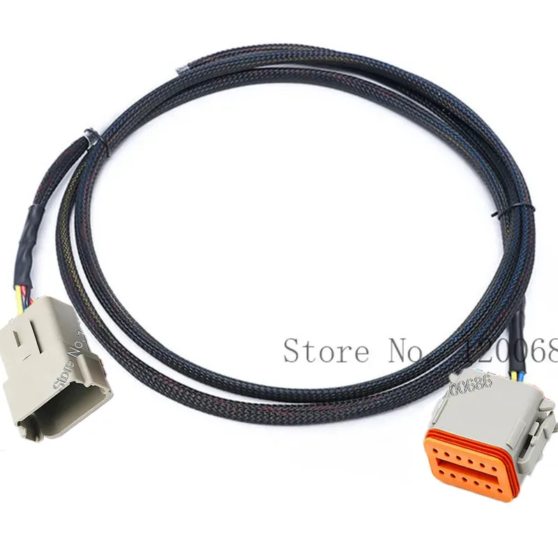 

100 см Deutsch DT04-12P Удлинительный кабель штекер Женский кабель защитный водонепроницаемый разъем комплект штекеров жгут проводов