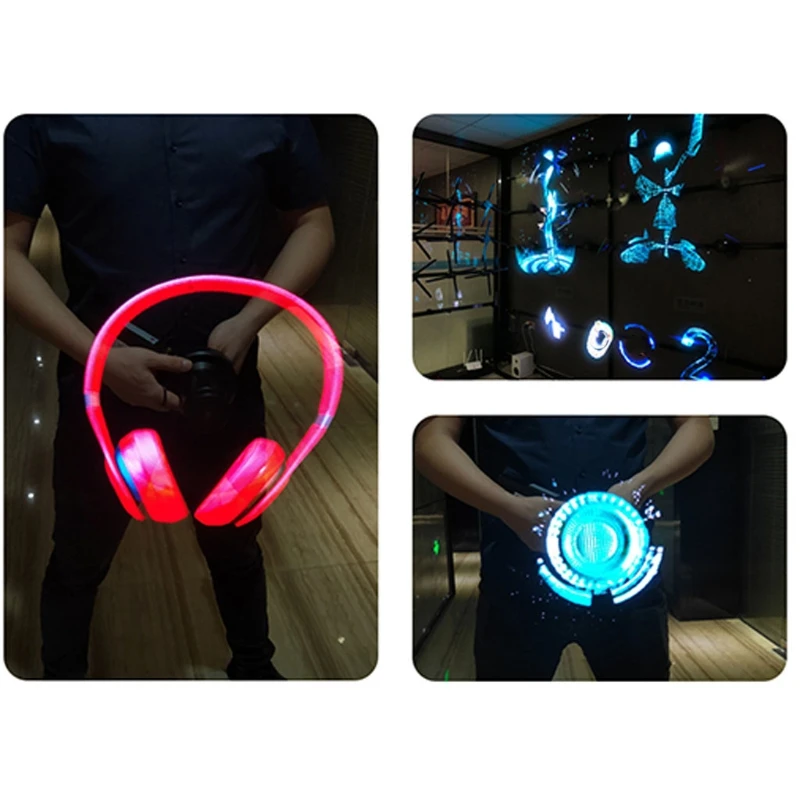3D 홀로그램 팬 wifi 제어 아트 장식 홀로 그래픽 비디오 프로젝터 바 Dropship