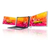 15.6 inch Monitor Portable Triple-screen Monitor Laptop Expansion Screen 1920*1080P Easy Installation for 15-17 inch Laptop 1