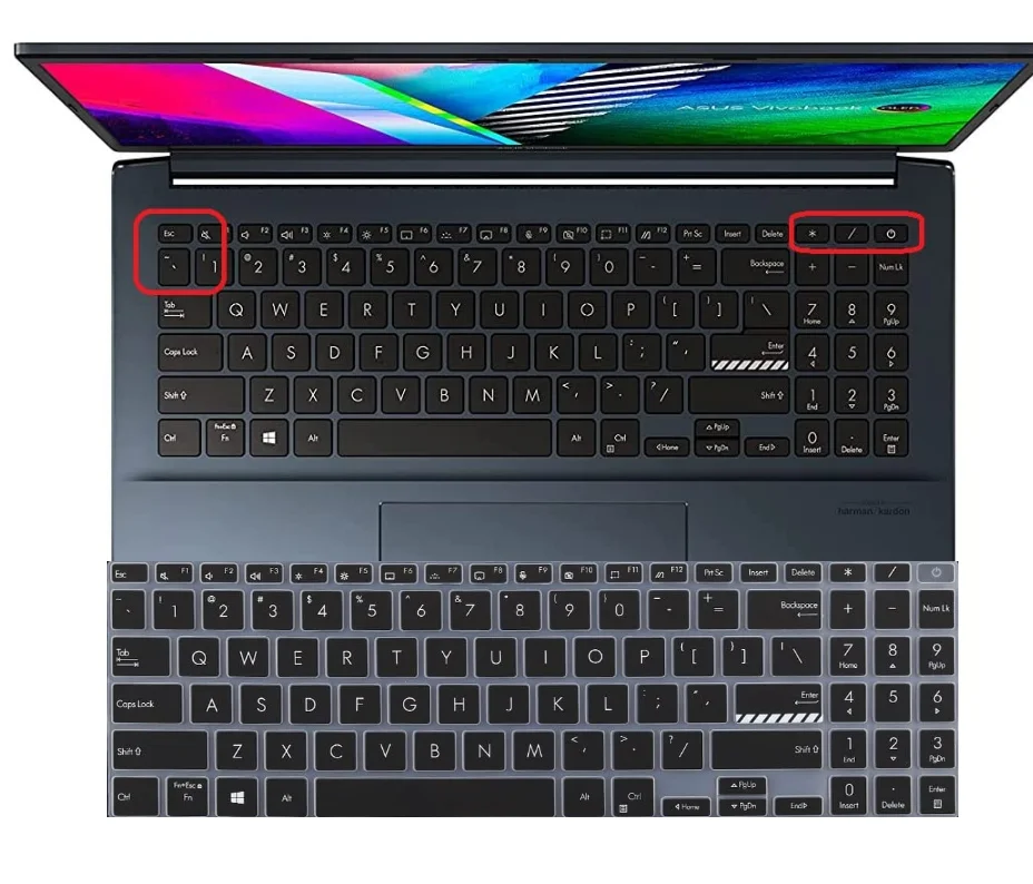 Custodia Protettiva Per Tastiera Per Laptop Skin Per Asus Vivobook S 16 Flip Oled Tp3604 Tp3604Va Tp3604V 2024 2023 M3604 M3604Ya M3604Y