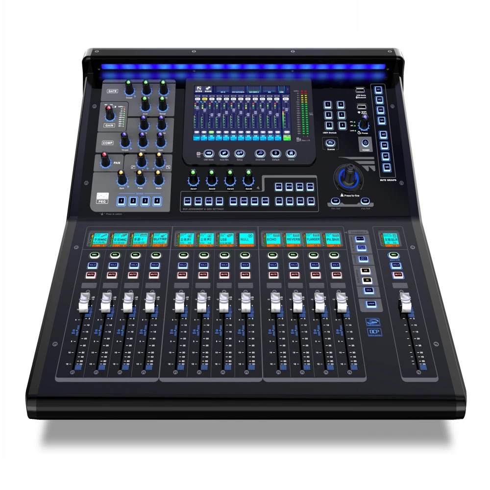 

YYHC Mansender MQ-22 Hot 22 Channels professional audio digital mixer console USB Recording DJ live sound mixing WIFI