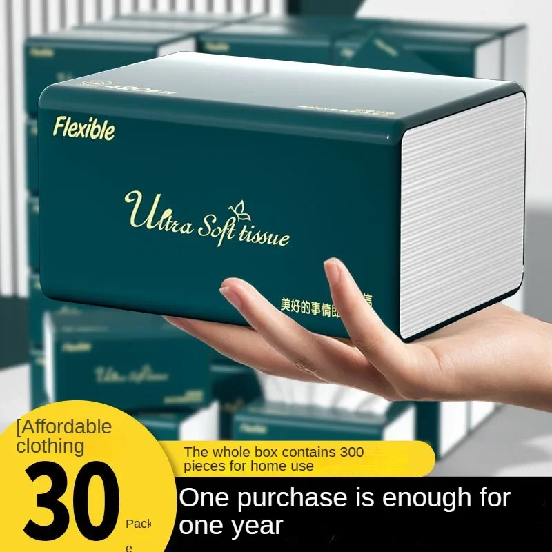 Tissue Paper Extraction Household Large Pack Napkin Affordable Paper Extraction Facial 30 Packs paper tissue