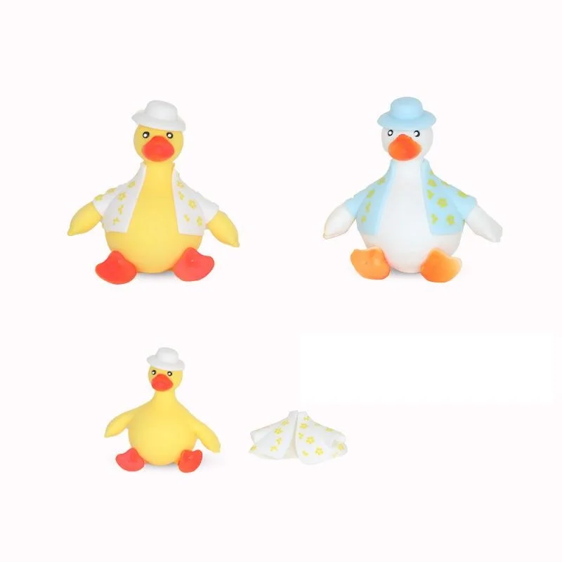 

PVC Material Stress Relief Quiet Fidget Toys With Mini Duck Rabbit Dog Cartoon Cute Image Pop It For Kids Boys Girls Adults