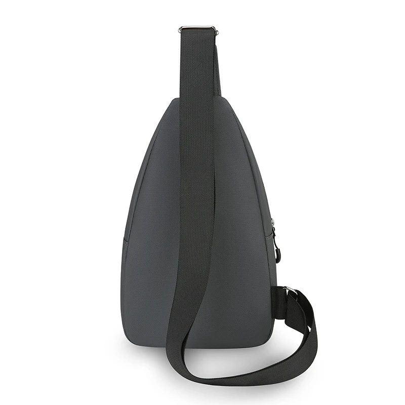 Men's large capacity chest bag, chest bag, adjustable shoulder strap, hands-free, suitable for gym and travel - outdoor sports b