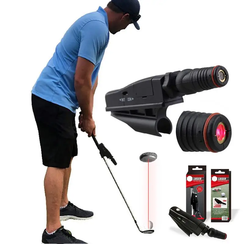 Portable Golf Putter Trainer Sight Adjustable Golf Putter Laser Sight Golf Putting Aim Corrector Golf Putting Aim Line Tool 2