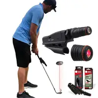 Portable Golf Putter Trainer Sight Adjustable Golf Putter Laser Sight Golf Putting Aim Corrector Golf Putting Aim Line Tool 2