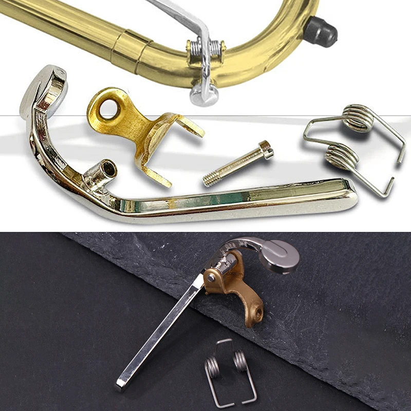 Trombone Water Key Waterkey Spit Valve Spring Instrument Draining Component Clique Watergate Fiiting Cork Mountings Accessory