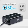 Portable mini Pump for Bike Tires - Mini Air Compressor Cycling Tire Inflator with Gauge - Mountain Bike Road Bicycle Tire Pump 3