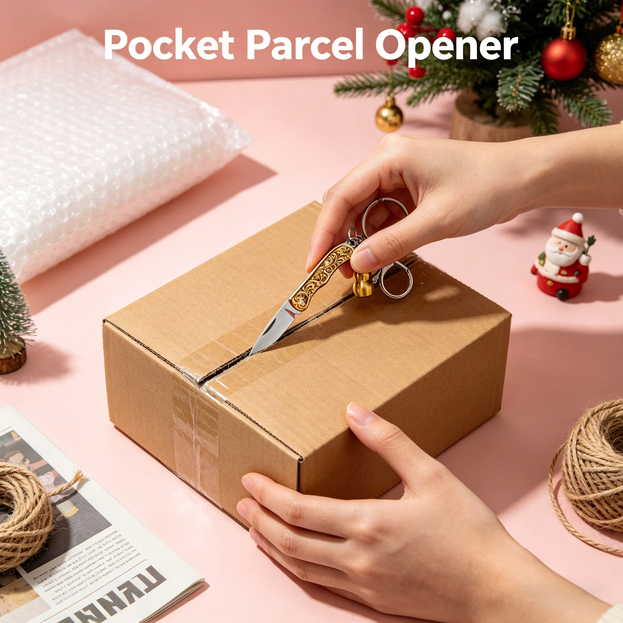 1PC, 캠핑 미니 포켓 접이식 칼 고경도 유틸리티 나이프 다기능 EDC 도구 야외 도구 일상용 휴대