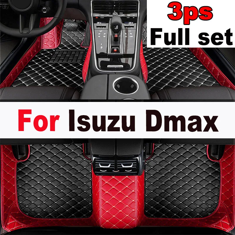 

Автомобильные коврики для Isuzu Dmax D-max 2020 2019 2018 2017, автомобильные аксессуары, декоративные кожаные коврики, водонепроницаемые защитные коврики