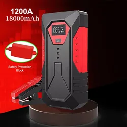 18000mAh Car Jump Starter Portable Power Bank Car Battery Booster 12V Car Starting Device for Petrol Diesel 6.0L/4.0L