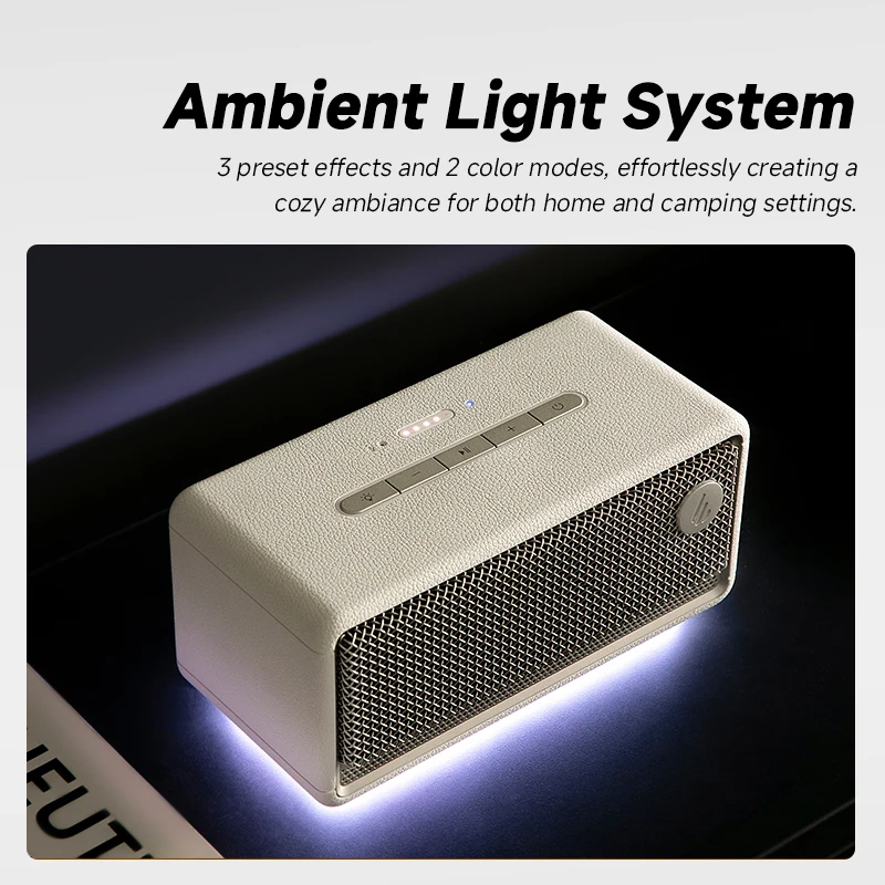 Edifier ES60 Portable Bluetooth Speaker Mini Sound Box Wireless Sound Bar 36W RMS Outdoor IP66 Waterproof Long Battery Life 3