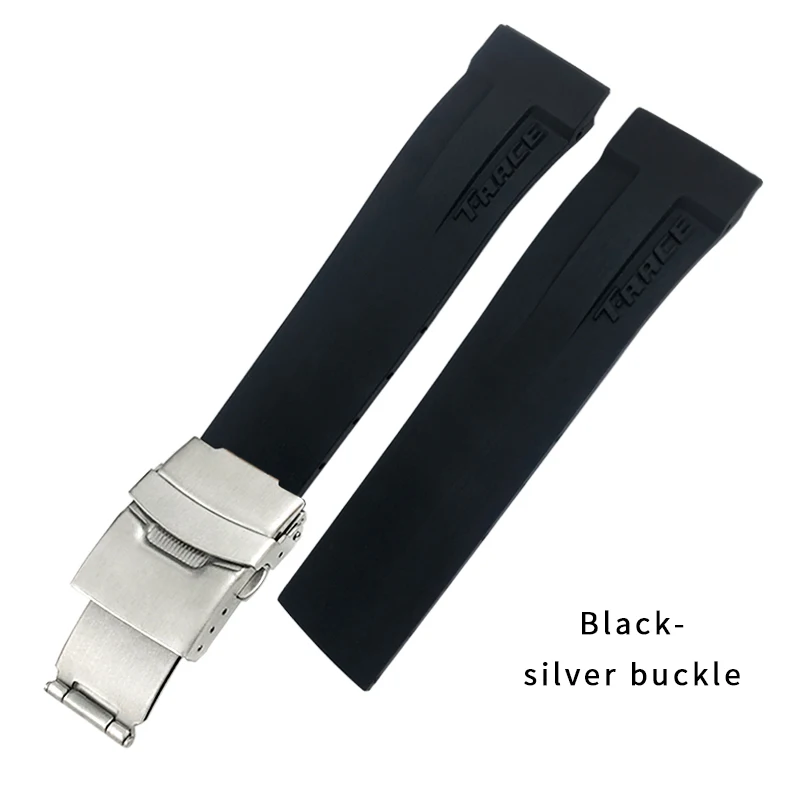 Fitbit Ionic Five Vertical Stripes Zachte Siliconen Horlogebandje Zwart Groen
