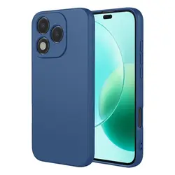 Enhanced Liquid Silicone Shockproof Coque Cover for Honor 400 Lite 5G (Blue)