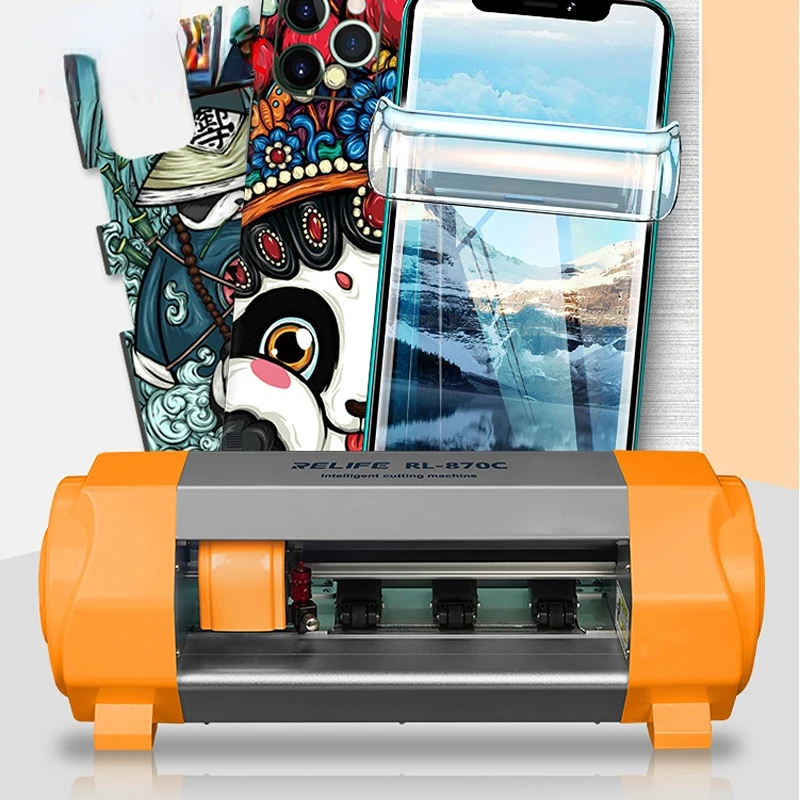 

RELIFE RL-870C Intelligent Screen Protection Cutter Hydrogel Film Cutting Machine for iphone Huawei all Mobile phone Samsung