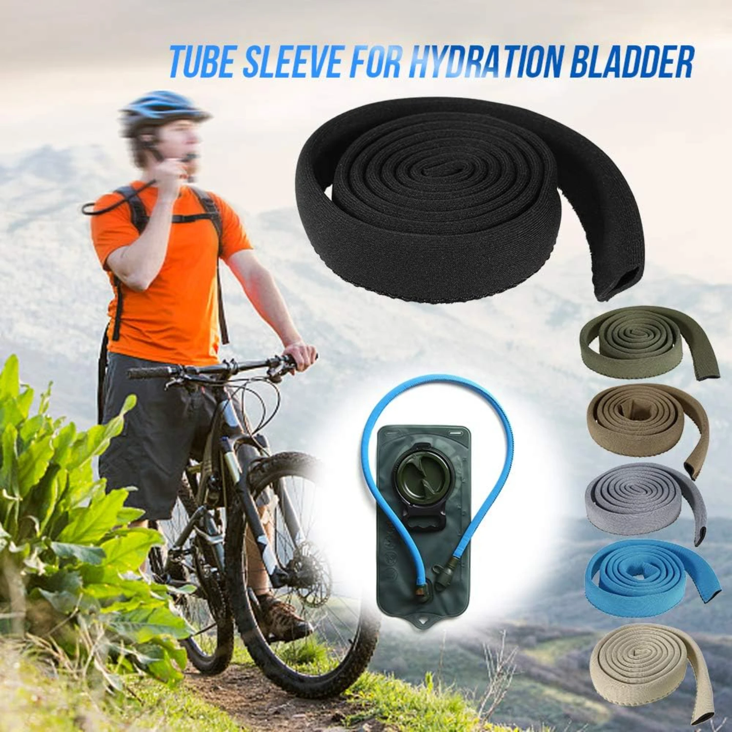 Stay Hydrated and Stylish with Durable, Stylish Water Bladder Cover-Ultimate Comfort and Protection for Outdoor Adventurers! B