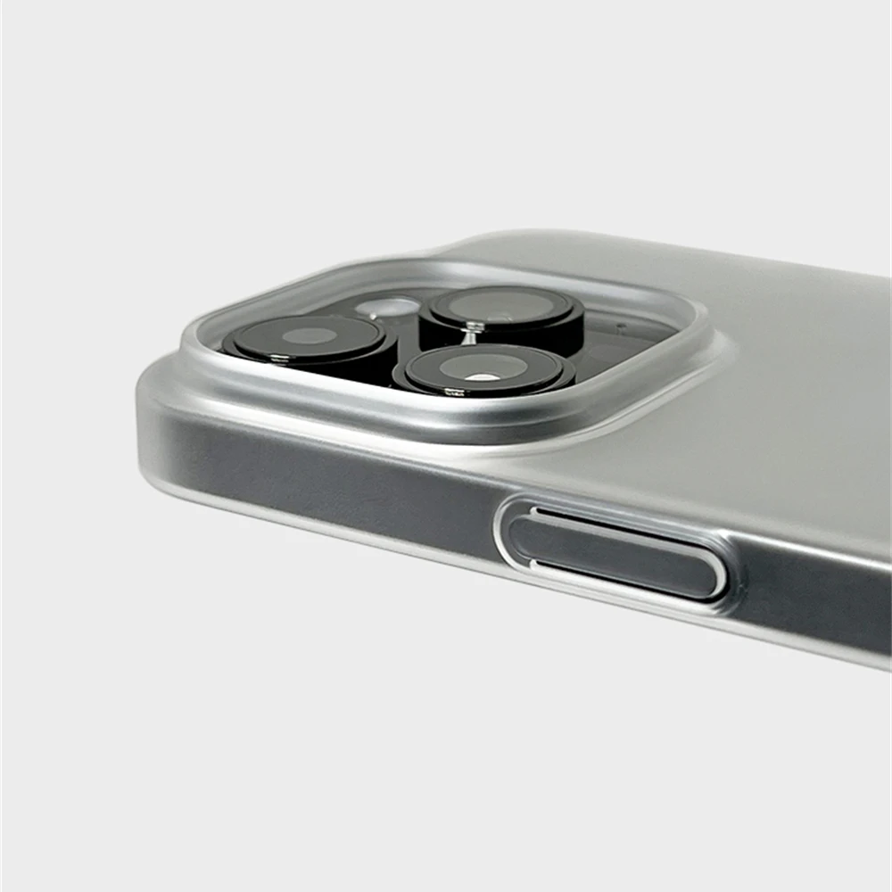 Ultra Thin 0.7 MM Sand Blasted Frosted Matte Hard PC Case - Simple Transparent HD Cover