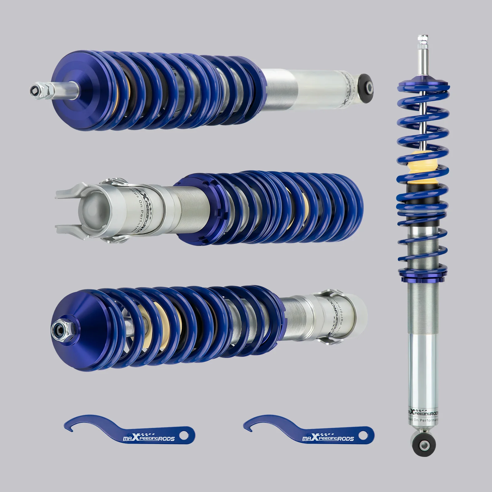 Kit Coilovers 4 X Shock Strut Per Vw Golf Mk3 Mk2 Vento E Corrado Molla Elicoidale Ammortizzatori Ammortizzatori Kit Sospensione